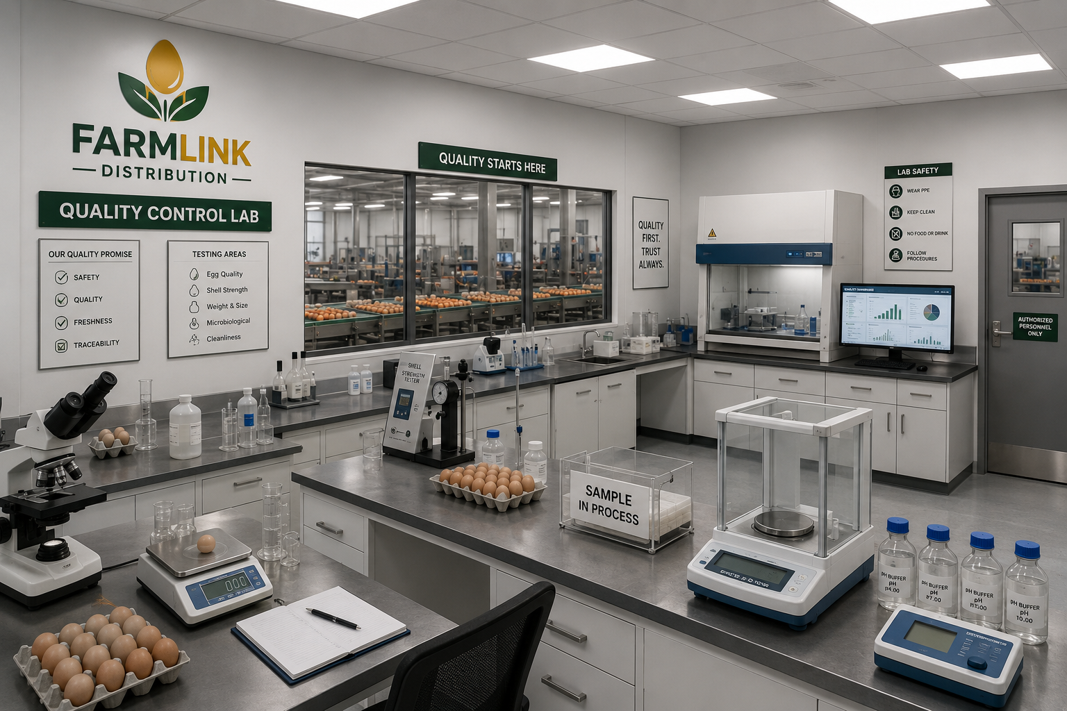 FarmLink quality control laboratory